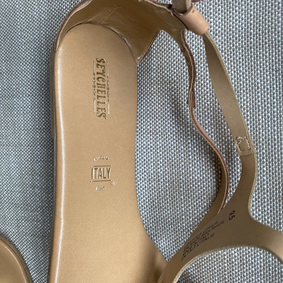 NWOT Seychelles Destiny Pink Gold Sandals Sz 9.5 - Picture 8 of 11